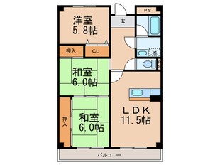 ルーインズ高槻の物件間取画像